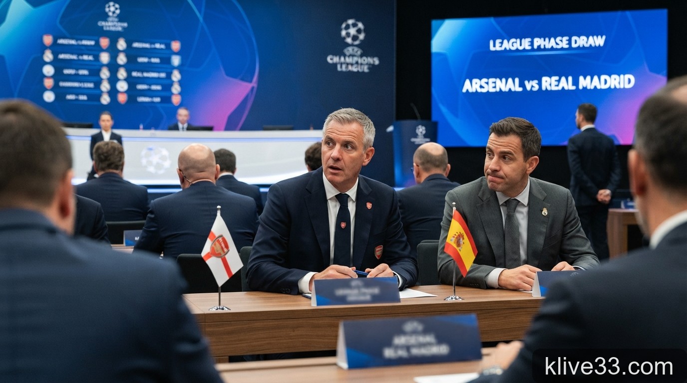 Kết quả bốc thăm Champions League 2026/27: Arsenal đối đầu 'ông kẹ' Real Madrid ngay vòng bảng - 2